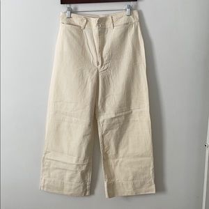 Apiece apart high rise cotton wide leg